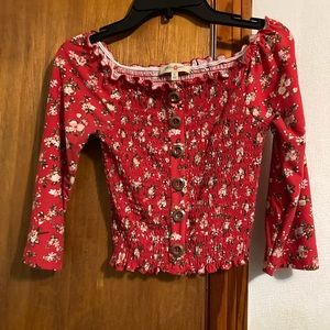 Cute Red Top— wishful park size S
